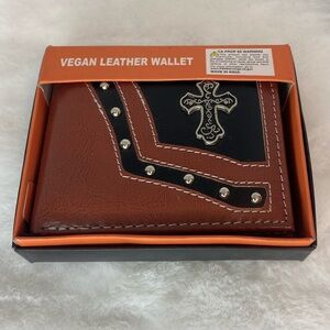 RIDGE MOUNTAIN HANDCRAFTED VEGAN LEATHER WALLET